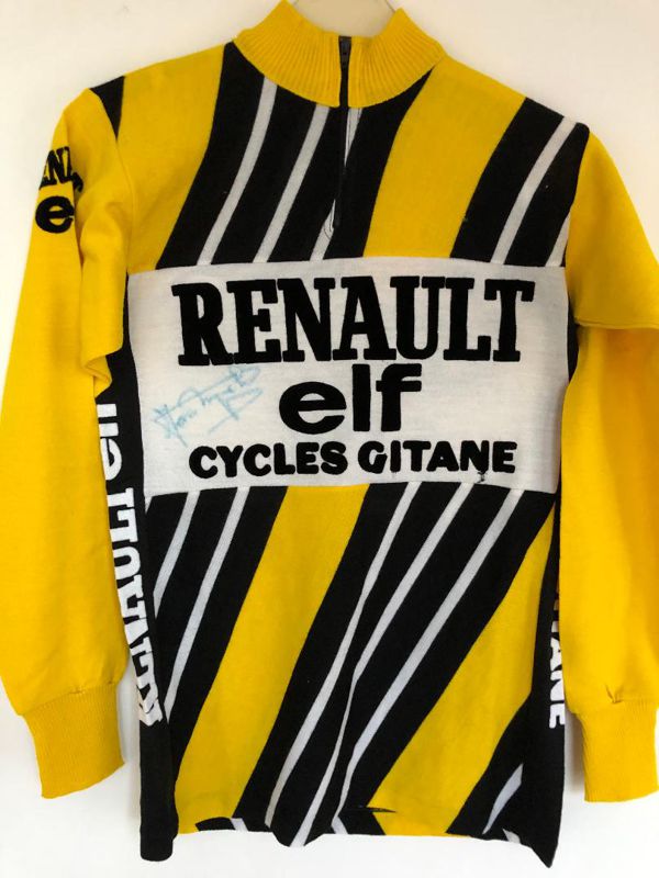 Renault-Elf long-sleeved jersey signed by Lucien Van Impe